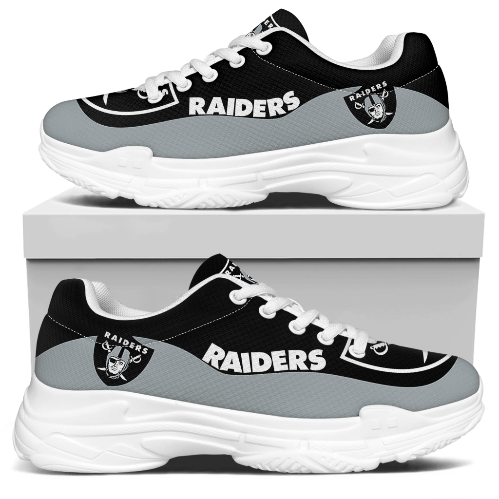 Men's Las Vegas Raiders Edition Chunky Sneakers With Line 002 Men's Las Vegas Raiders Edition Chunky Sneakers With Line 002